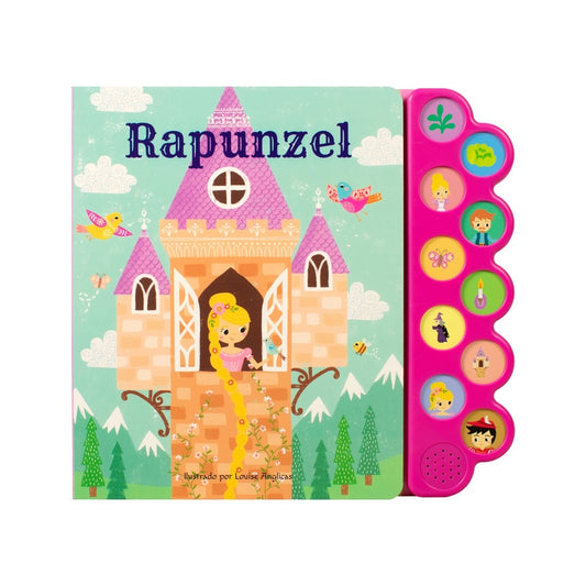 10 botones con sonido: Rapunzel | Varios autores