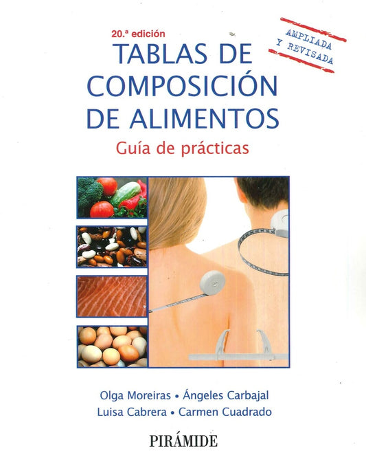 Tablas de composición de alimentos 20ed | SIN ASIGNAR