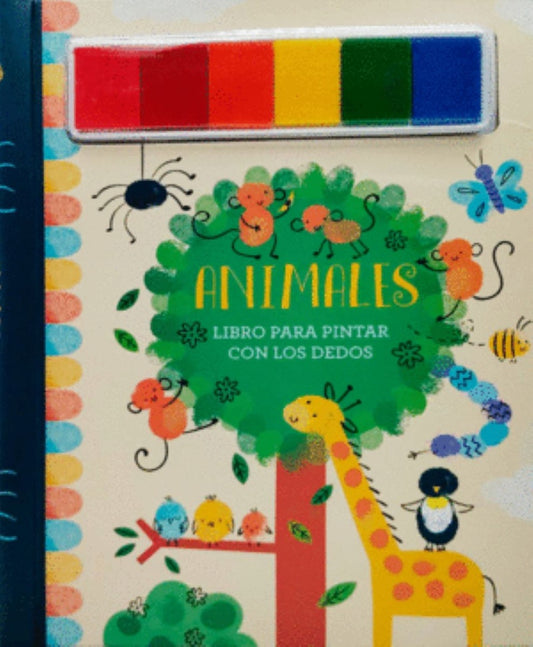 ANIMALES LIBRO PARA PINTAR CON LOS DEDOS | SIN ASIGNAR