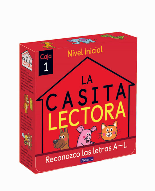 La casita lectora. Caja 1 - Reconozco las letras A-L (nivel inicial) | MARLA CONN