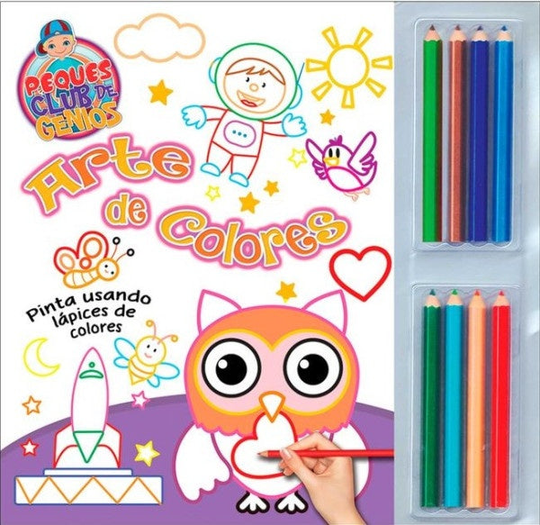 Peques Club de genios : Arte de Colores | Latinbooks