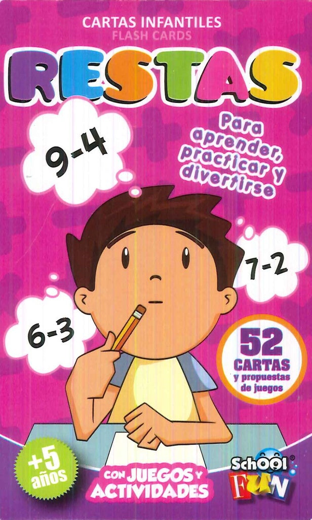 Cartas infantiles. Restas | School Fun
