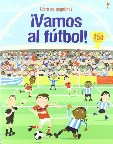 Vamos al fútbol! Libro de pegatinas | USBORNE
