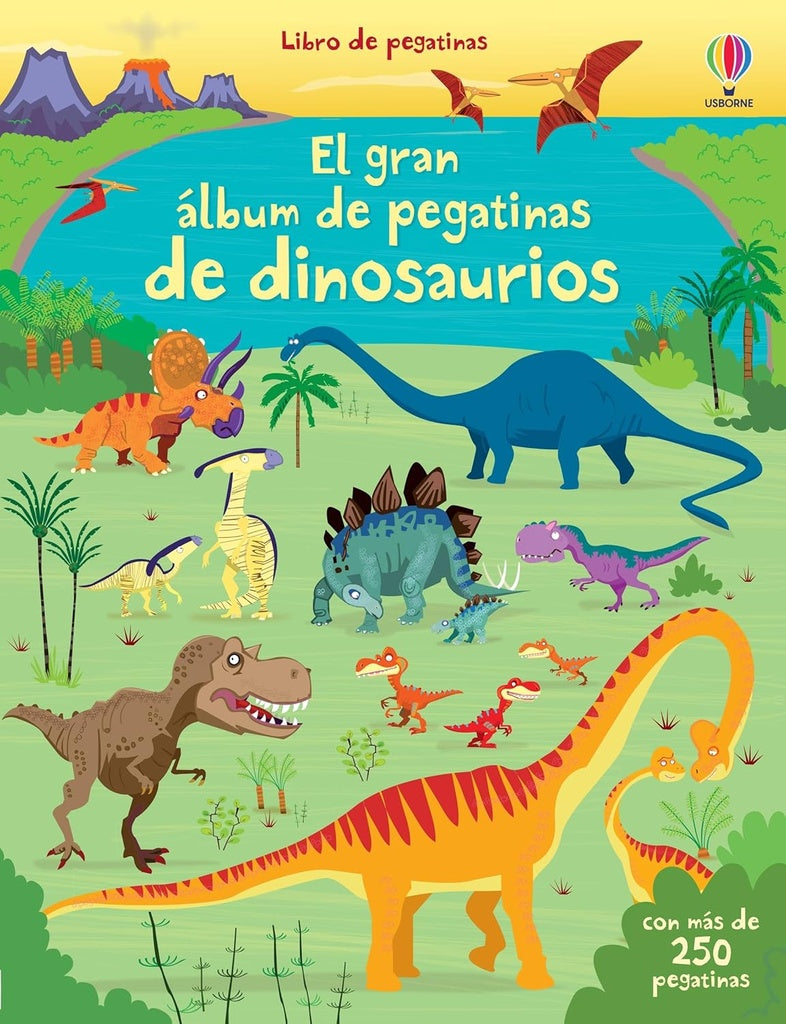 El gran álbum de pegatinas de dinosaurios | Fiona Watt