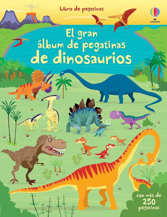 El gran álbum de pegatinas de dinosaurios | Fiona Watt