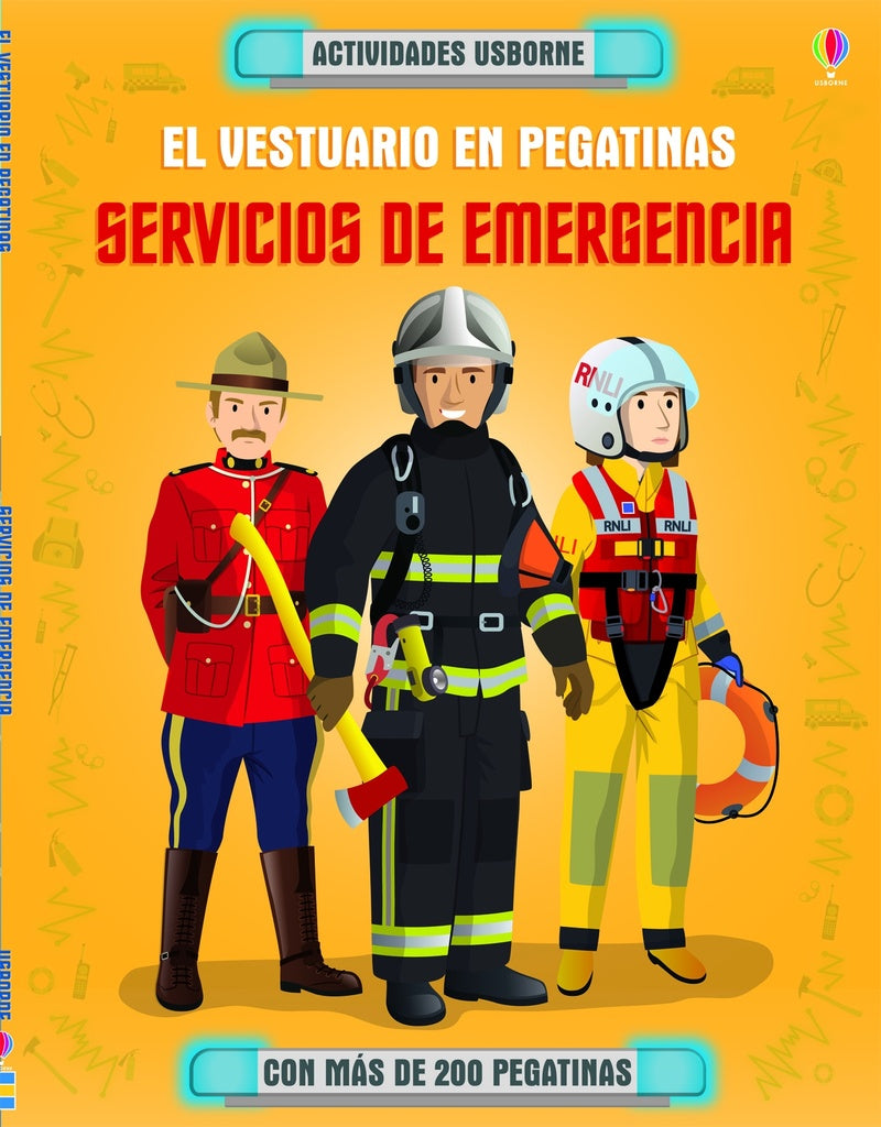 Servicios de emergencia. Vestuario de pegatinas | Varios autores