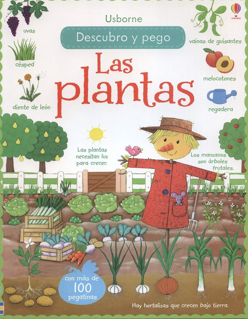 Descubro y pego - Las plantas | USBORNE