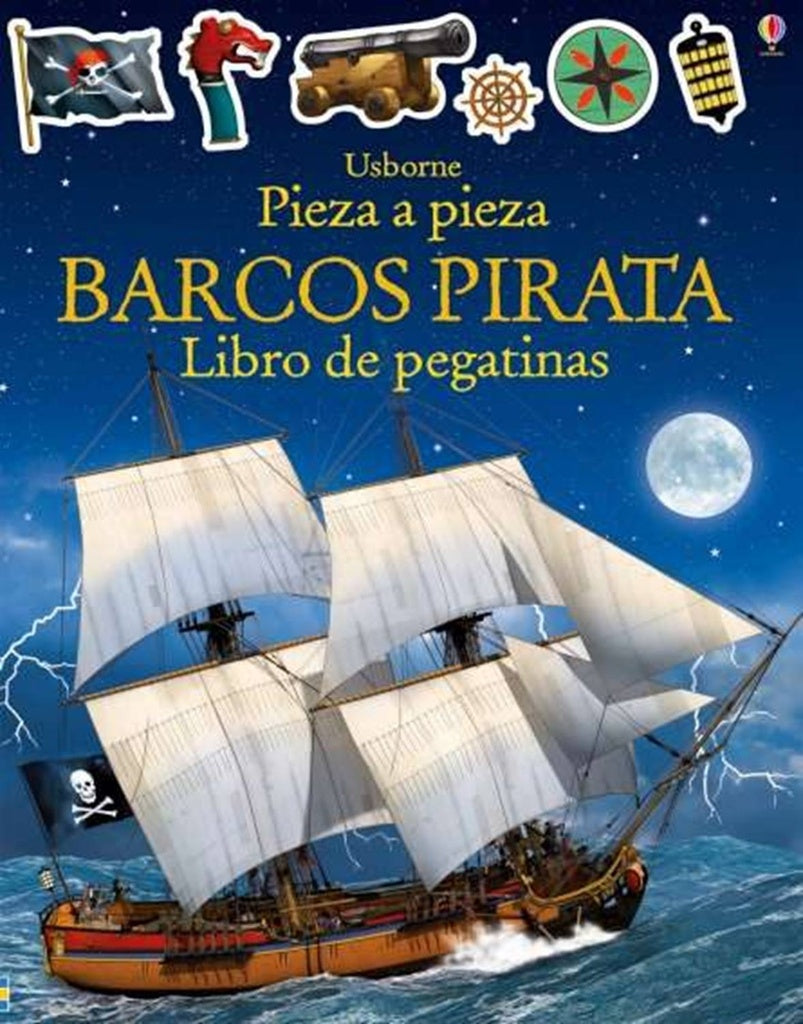 Barco pirata pieza a pieza. Pegatinas | Simon Tudhope