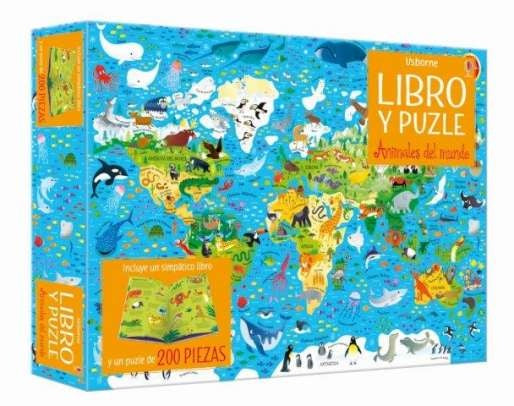 Animales del mundo. Libro y puzle | USBORNE