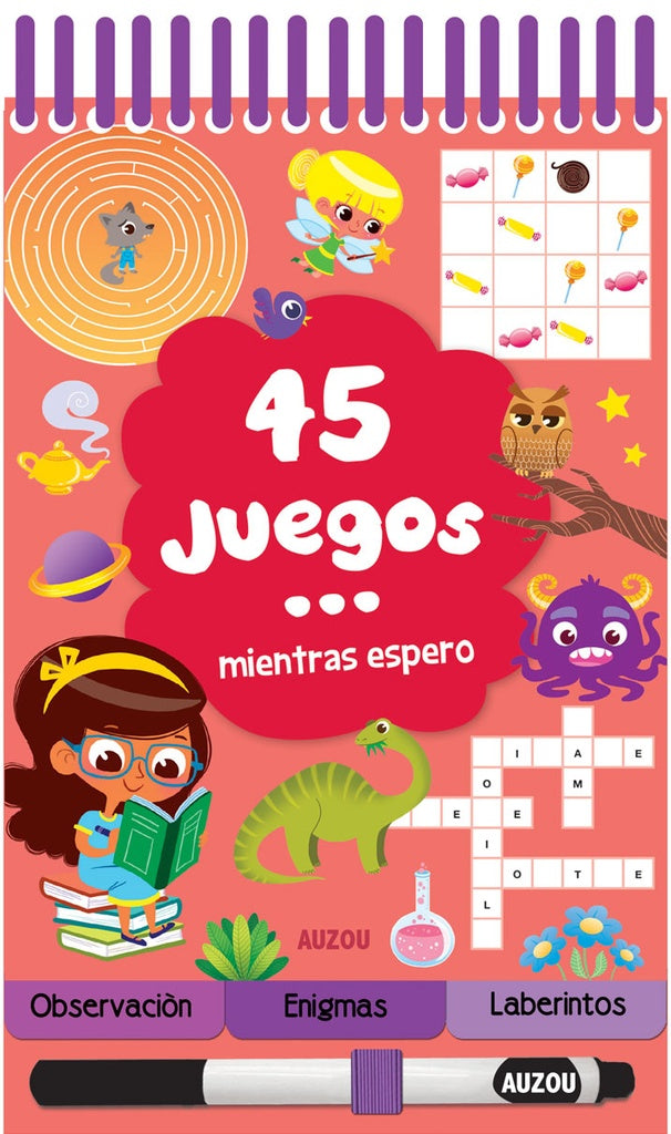 45 juegos... mientras espero  | Varios autores