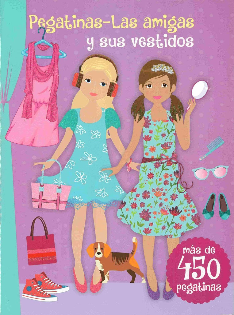 Las amigas y sus vestidos. Pegatinas | Varios autores