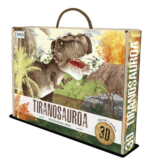 Tiranosaurio 3D. La era de los dinosaurios (Libro + Maqueta 3D) | Varios autores