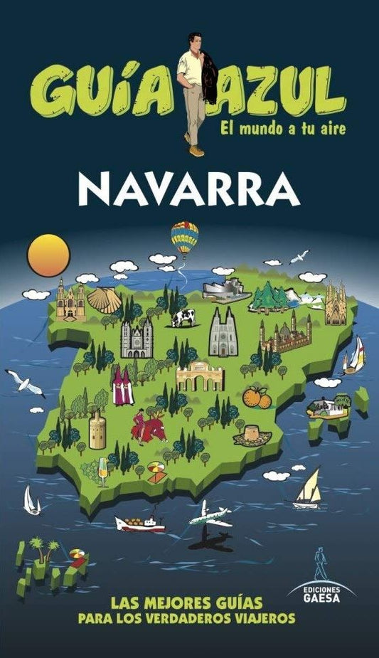 Navarra.  Guía azul | Ediciones Gaesa