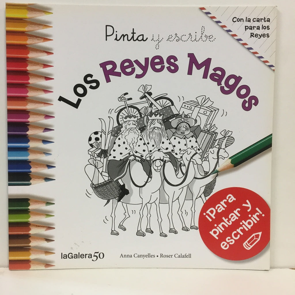 Pinta y escribe los Reyes Magos | Anna Canyelles