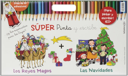 Súper pinta y escribe las Navidades y los Reyes Magos

 | Anna Canyelles