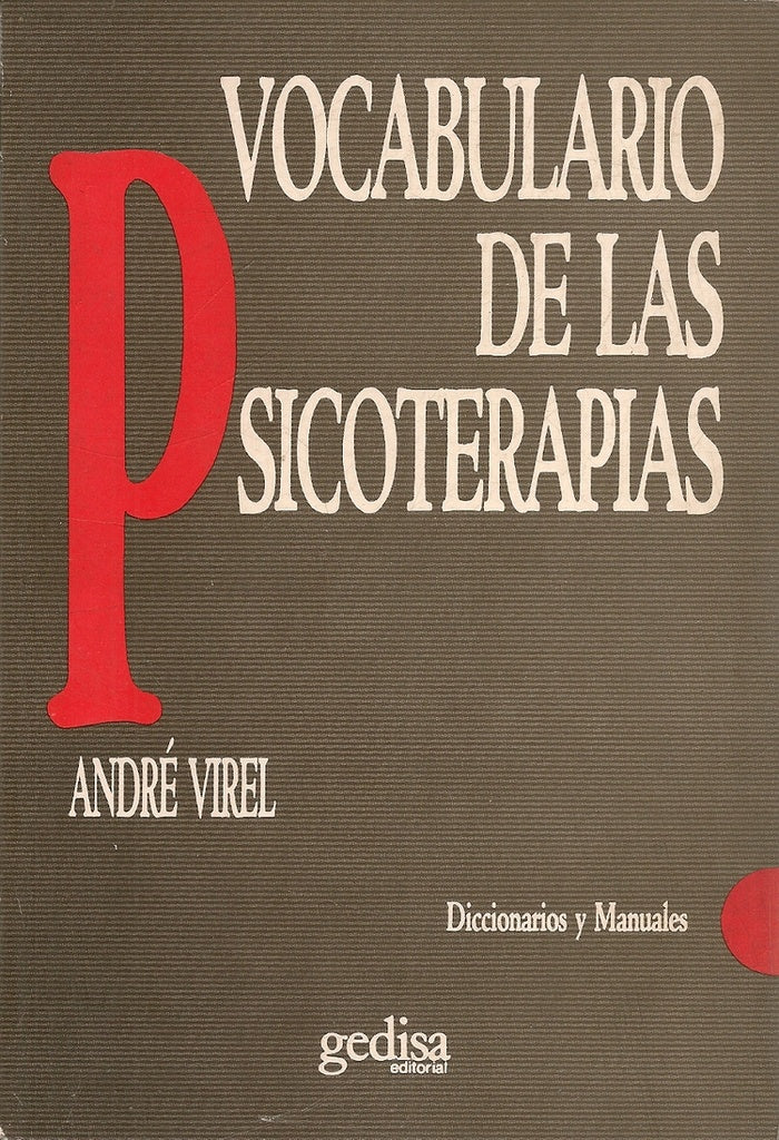 VOCABULARIO DE LAS PSICOTERAPIAS | ANDRE VIREL