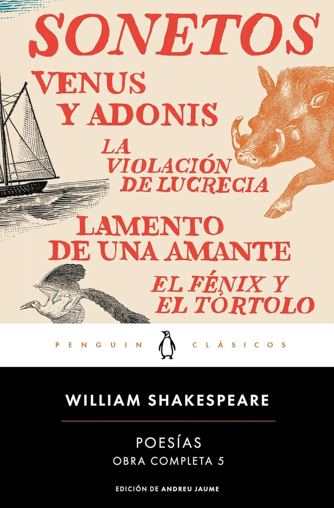 Poesías. Obra completa Shakespeare 5
 | WILLIAM SHAKESPEARE
