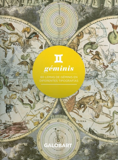 Géminis 60 lemas de géminis en diferentes tipografías | Antuñano, Garraus