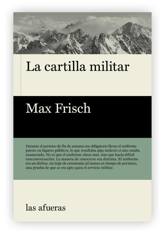 La cartilla militar | MAX FRISCH
