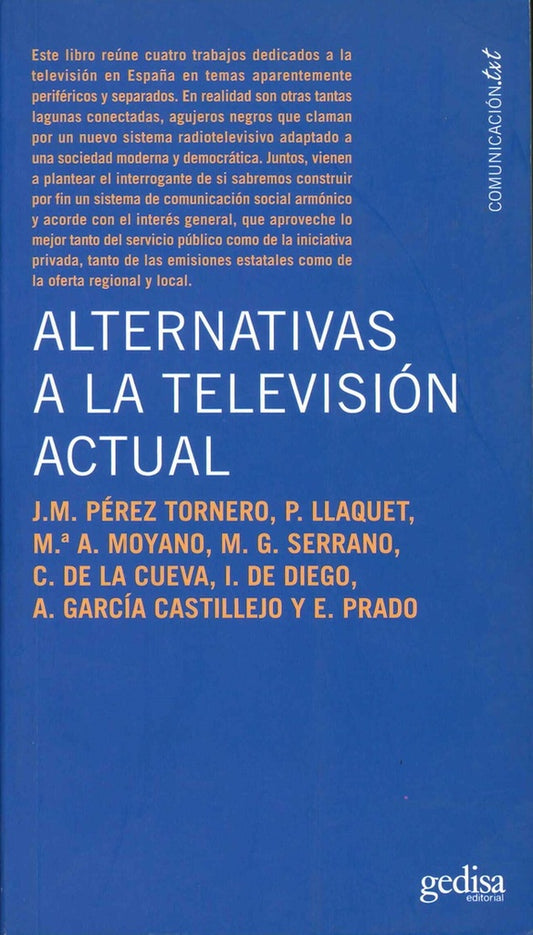 Alternativas a la televisión actual | A.A.V.V.