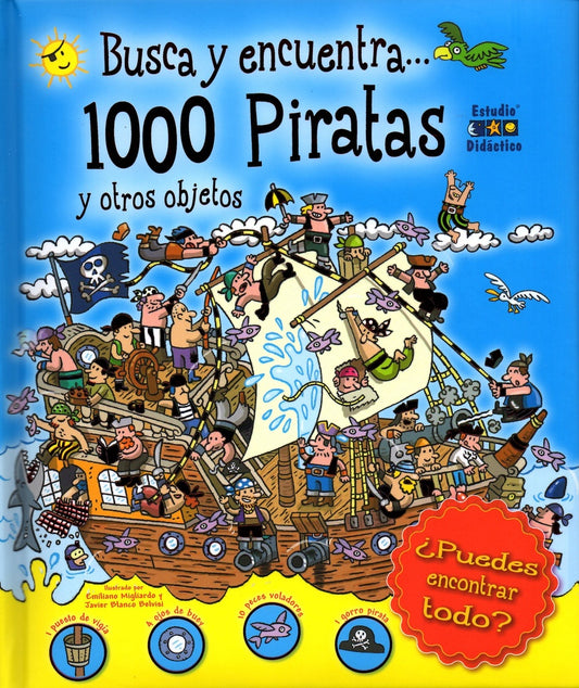 Busca y encuentra... 1000 piratas y otros objetos | Estudio Didáctico