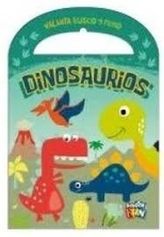 Dinosaurios. Valijita busco y pinto | School Fun