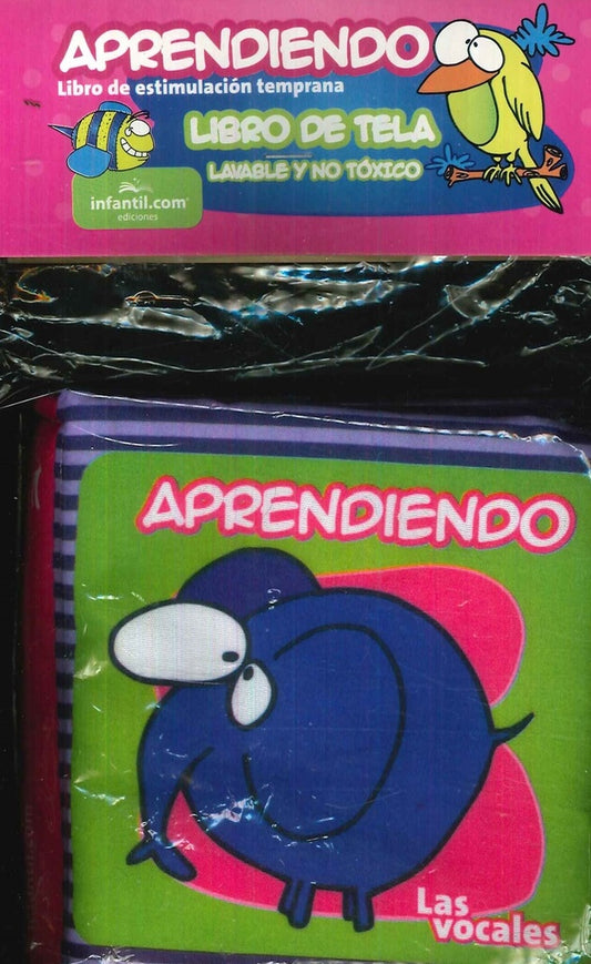 Aprendiendo las vocales. Libro de tela | Varios autores
