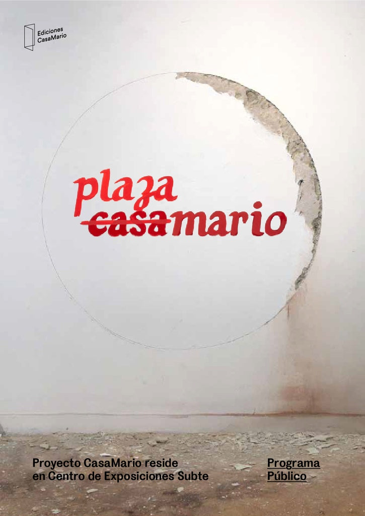 Plaza Mario. Programa público | Varios autores