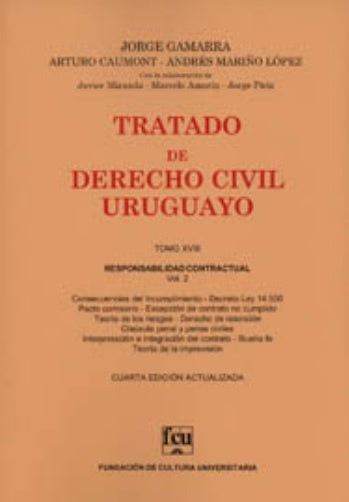 Tratado de derecho civil uruguayo. Tomo XVIII | Jorge Gamarra