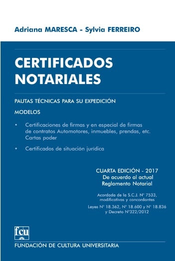 Certificados notariales | MARESCA - FERREIRO