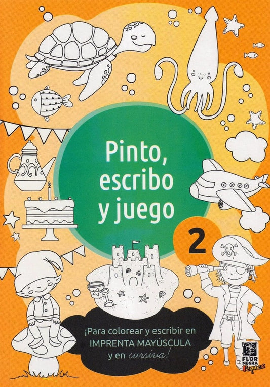 Pinto, escribo y juego 2 | FLOR NEGRA PEQUES