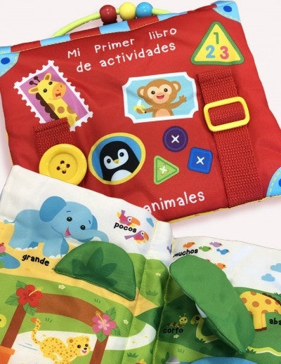 Mi primer libro de actividades con animales (tela) | Varios autores
