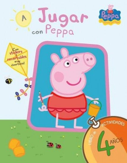 Peppa Pig. A jugar con Peppa. Libro de actividades para 4 años | Varios autores