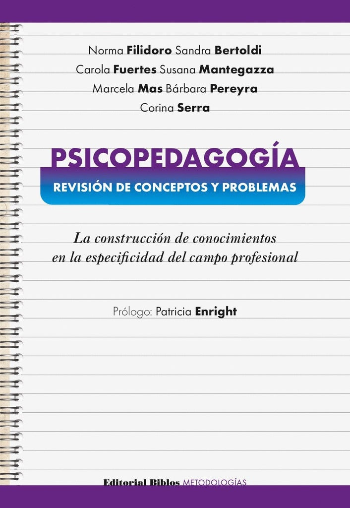 Psicopedagogía: revisión de conceptos y problemas.  | Norma;Bertoldi Sandra; Fuertes  Carola; Mantegazza