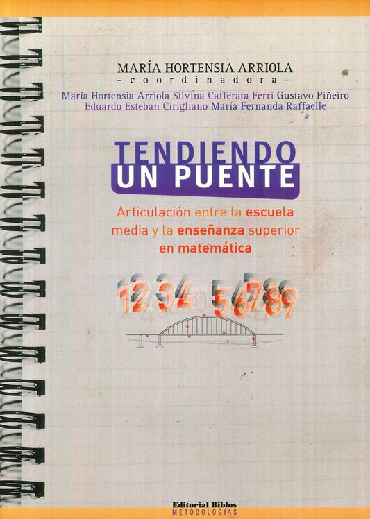 Tendiendo un puente. Articulación entre la escuela media y la enseñanza superior en matemática | María Hortensia Arriola