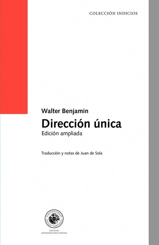 Dirección única | WALTER BENJAMIN