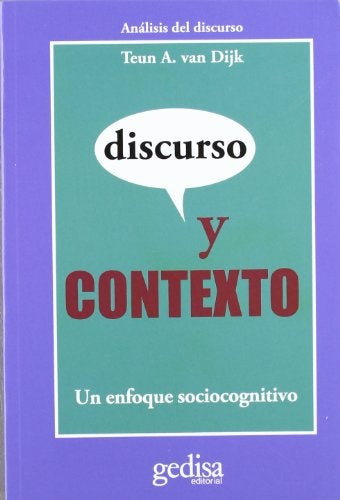 DISCURSO Y CONTEXTO | TEUN A. VAN DIJK