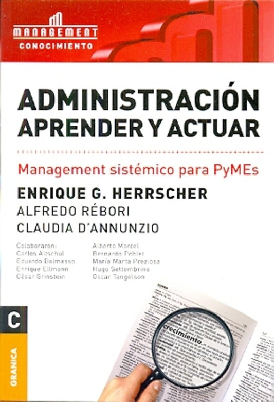 ADMINISTRACION. APRENDER Y ACTUAR | ENRIQUE G. HERRSCHER