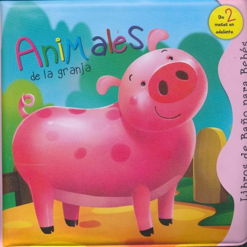 Animales de la granja. Libro de baño para bebés | Silver Dolphin
