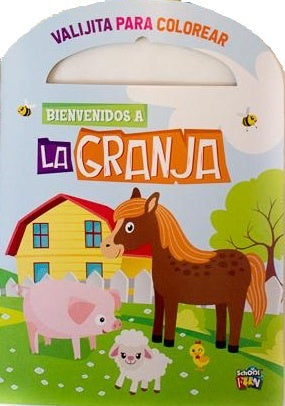Bienvenidos a la granja. Valijita para colorear | Varios autores
