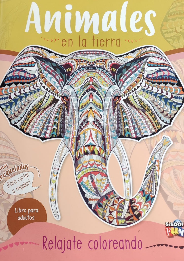 Animales en la tierra. Relajate coloreando | Varios autores