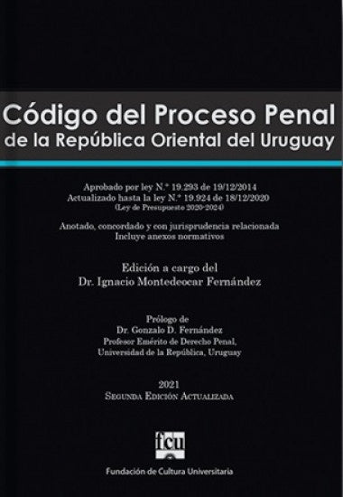 Código del Proceso Penal | Ignacio Montedeocar Fernández