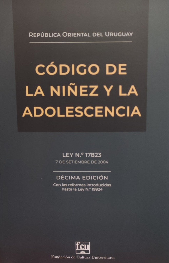 Código de la niñez y la adolescencia | FCU